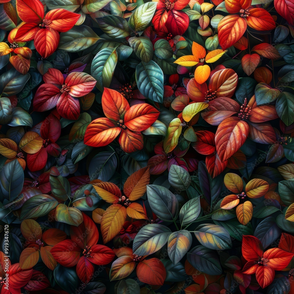 Autumnal Floral Tapestry Autumnal Floral Tapestry