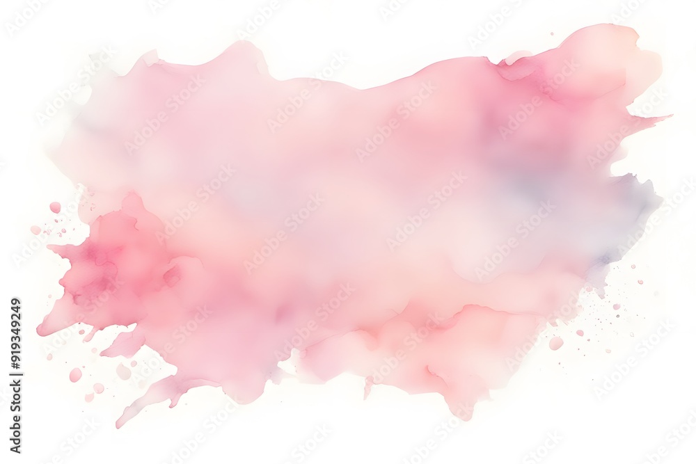 A transition from light gray to soft pink watercolor on white background, Ai Generated A transition from light gray to soft pink watercolor on white background, Ai Generated