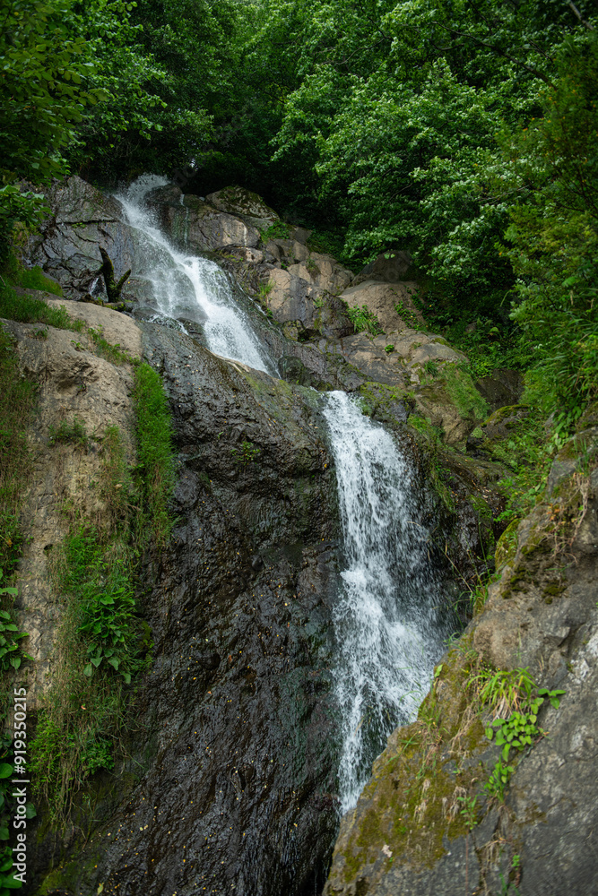 Amicalola Falls in the North Georgia mountains in spring. Georgia waterfalls. Waterfalls in the Svaneti region. Waterfall photos taken with long exposure. Amicalola Falls in the North Georgia mountains in spring. Georgia waterfalls. Waterfalls in the Svaneti region. Waterfall photos taken with long exposure.