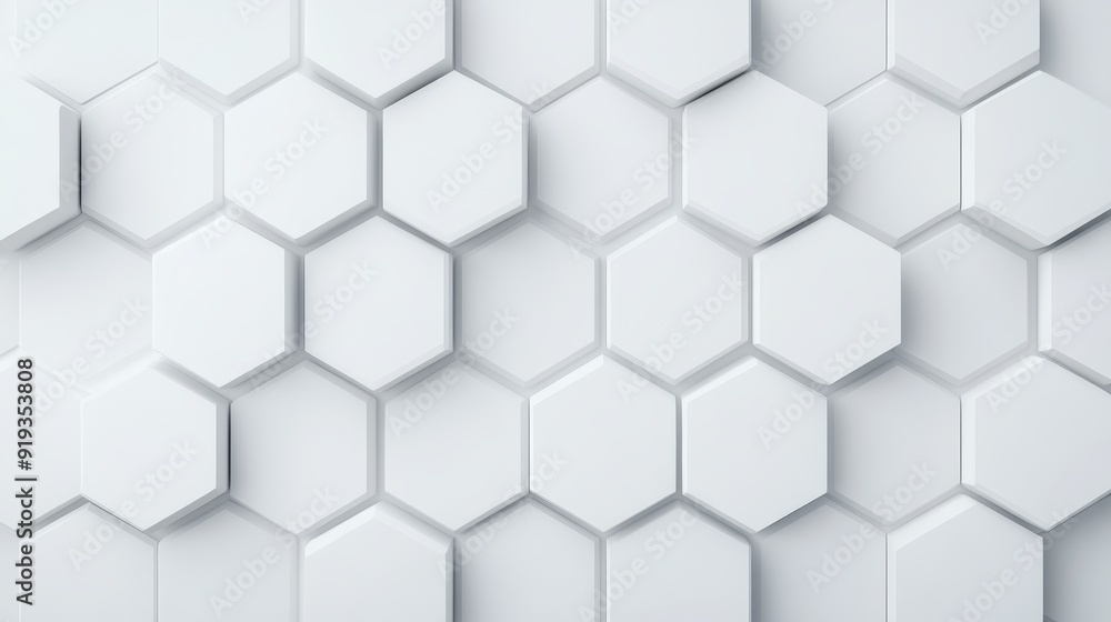 Clean hexagonal design, white and light grey, minimalist and geometric, ideal for contemporary visuals Clean hexagonal design, white and light grey, minimalist and geometric, ideal for contemporary visuals
