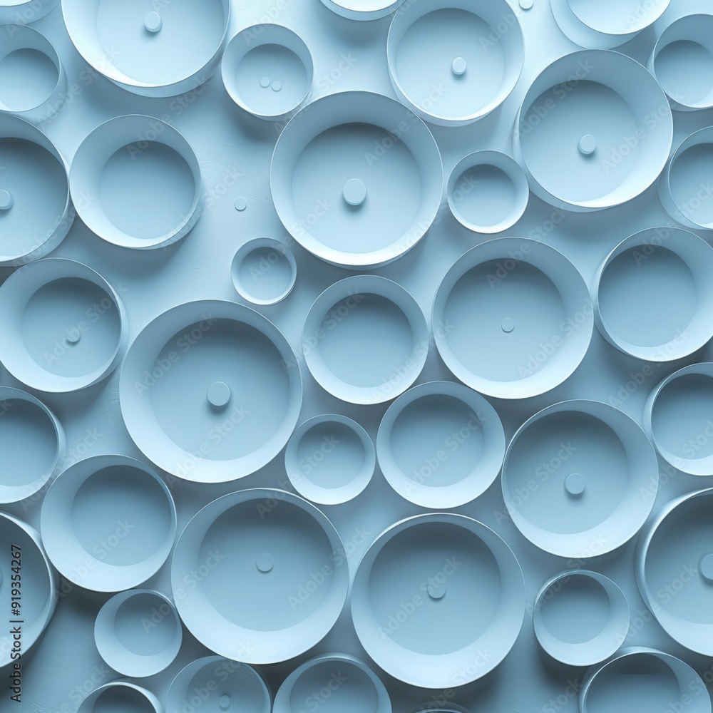 Abstract Pattern of Overlapping Circles Abstract Pattern of Overlapping Circles