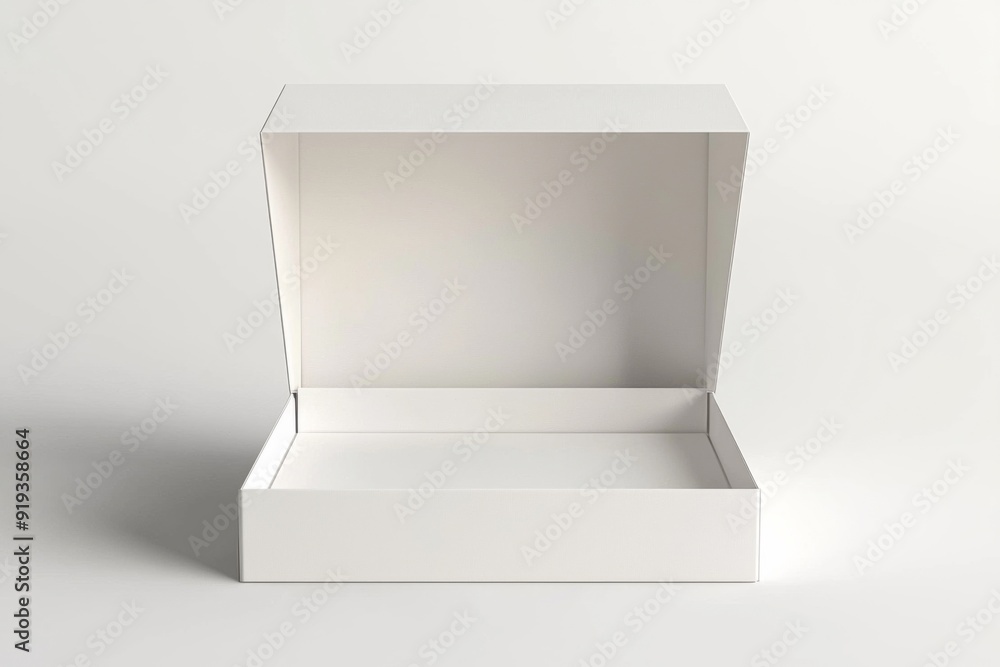 Paper Box Mockup A4 on isolated background created with Generative AI Paper Box Mockup A4 on isolated background created with Generative AI