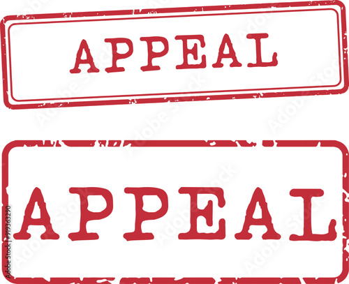 Appeal Stamp Vector Set