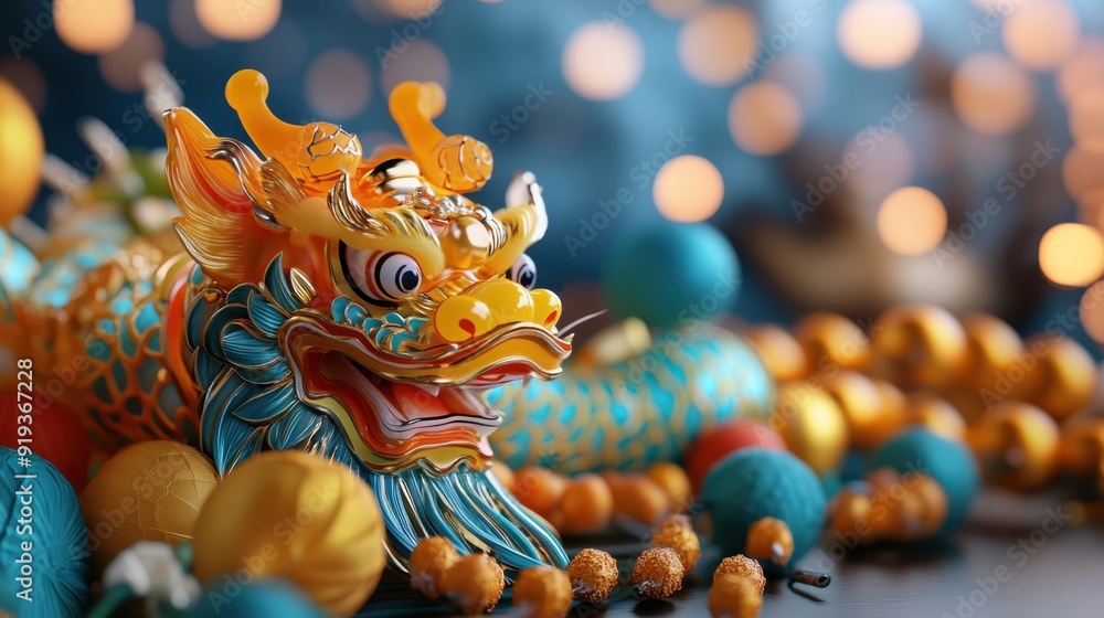 Spring Festival lion dance, cultural celebration Spring Festival lion dance, cultural celebration