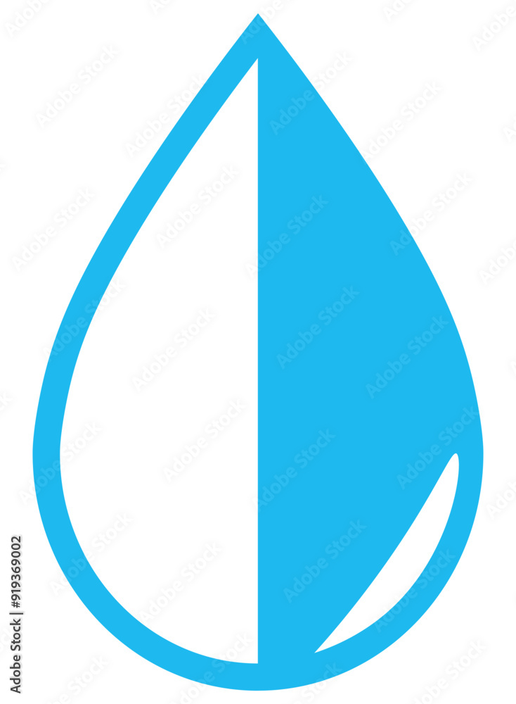 Drop Icon or Water Symbol Drop Icon or Water Symbol