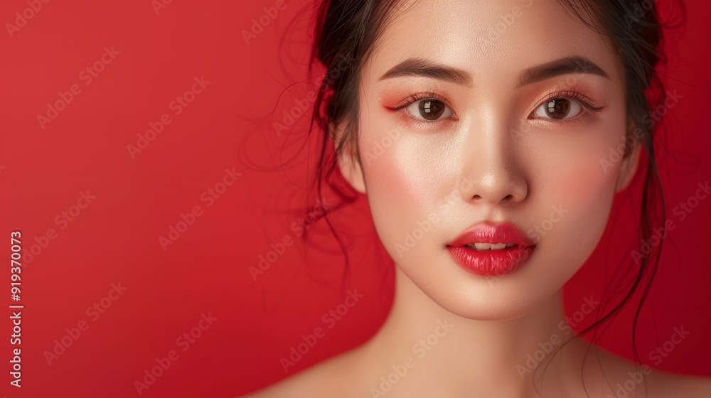 Asian women are beautiful and have smooth facial skin. And there is skin care to smooth out wrinkles around the eyes. Asian women are beautiful and have smooth facial skin. And there is skin care to smooth out wrinkles around the eyes.