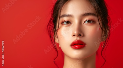 Wallpaper Mural Asian women are beautiful and have smooth facial skin. And there is skin care to smooth out wrinkles around the eyes. Torontodigital.ca