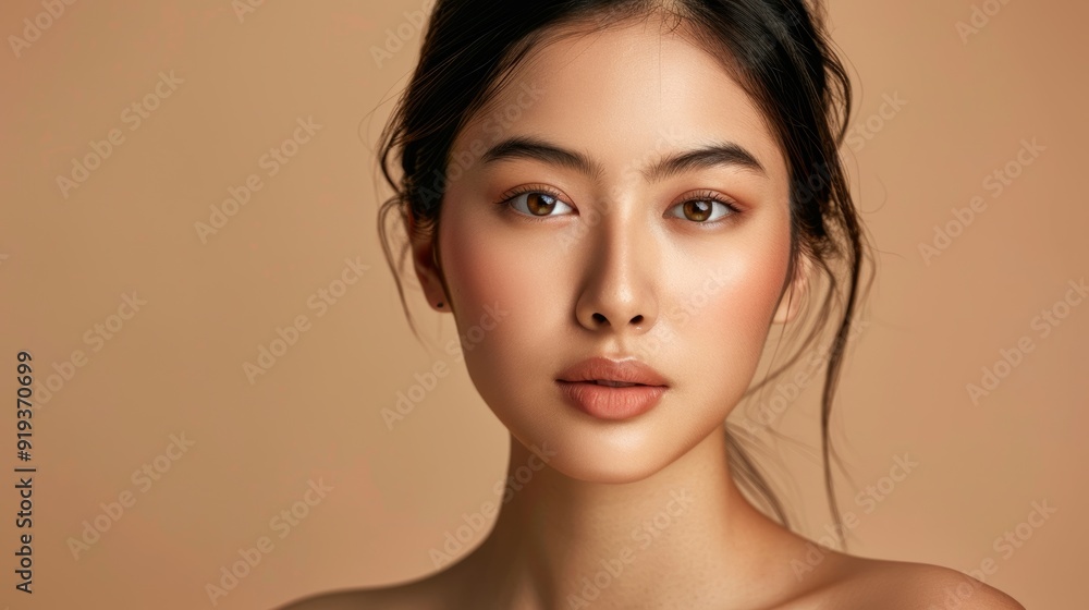 Asian women are beautiful and have smooth facial skin. And there is skin care to smooth out wrinkles around the eyes. Asian women are beautiful and have smooth facial skin. And there is skin care to smooth out wrinkles around the eyes.
