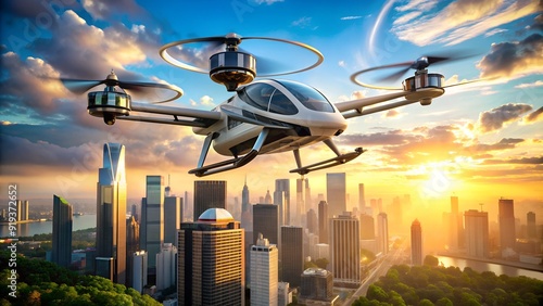 Develop advanced sensors for drone air taxis to optimize performance in clear sky conditions