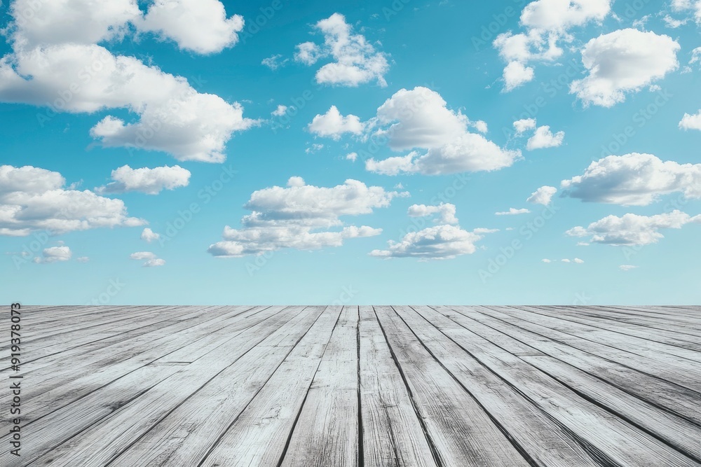 Nice Blue Sky with Floor Background with Beautiful Clouds Empty Landscape with generative ai Nice Blue Sky with Floor Background with Beautiful Clouds Empty Landscape with generative ai
