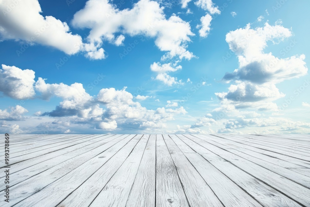 Nice Blue Sky with Floor Background with Beautiful Clouds Empty Landscape with generative ai Nice Blue Sky with Floor Background with Beautiful Clouds Empty Landscape with generative ai