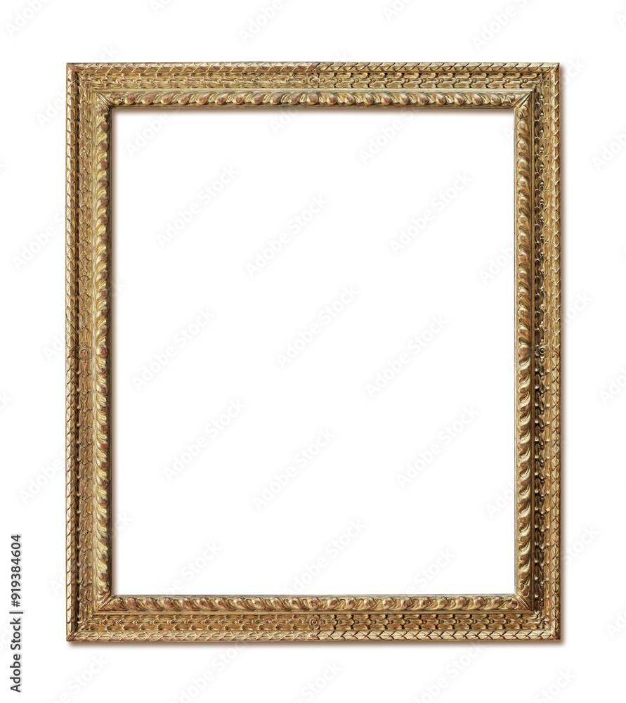 A magnificent and original Baroque rectangular frame, set on PNG background A magnificent and original Baroque rectangular frame, set on PNG background