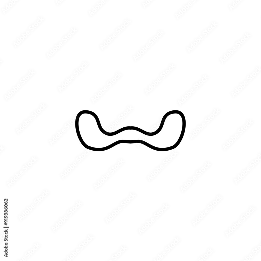 Mustache icons. Vector illustration Mustache icons. Vector illustration