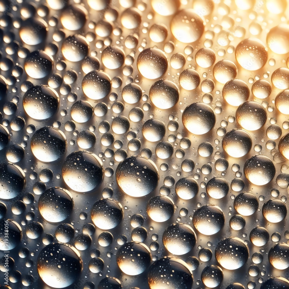 background with silver water drops background with silver water drops