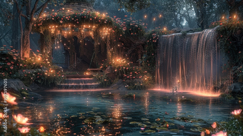 Enchanted Forest Waterfall Enchanted Forest Waterfall