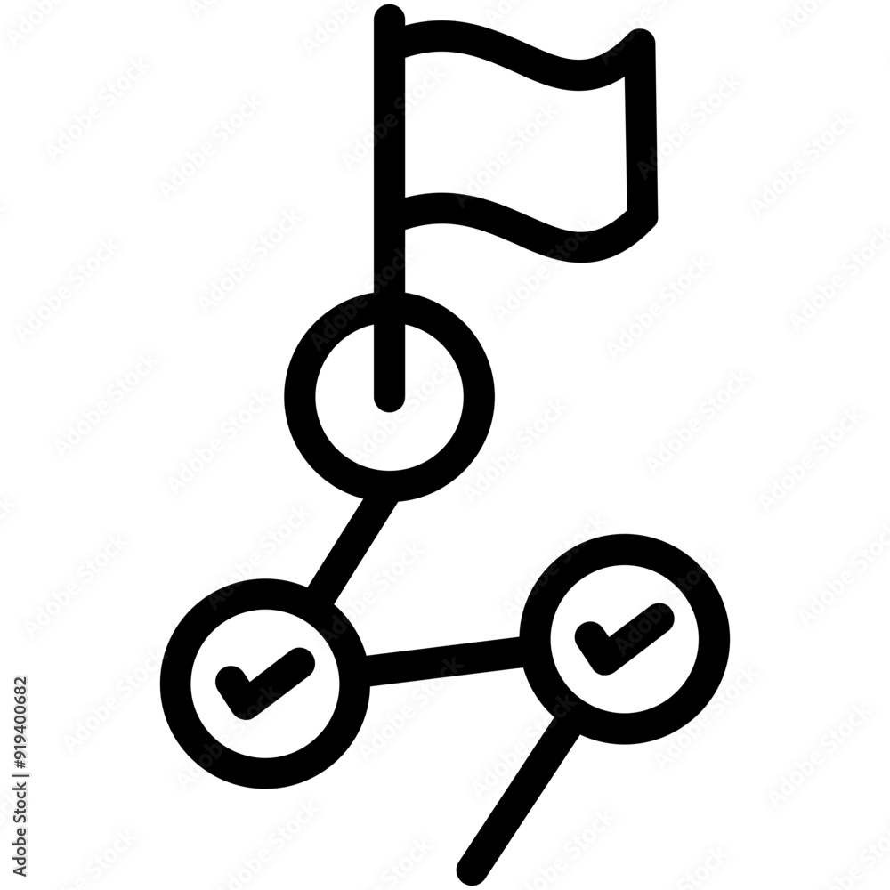 Goal Tracking Icon Goal Tracking Icon