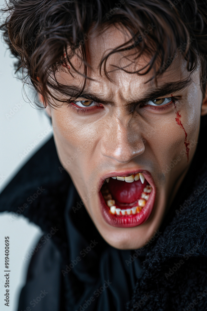 a model wearing a dracula costume for halloween a model wearing a dracula costume for halloween