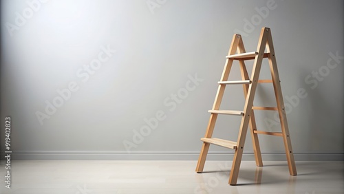 Wooden stepladder isolated on background , home improvement, construction, tools, wooden, ladder, step, equipment