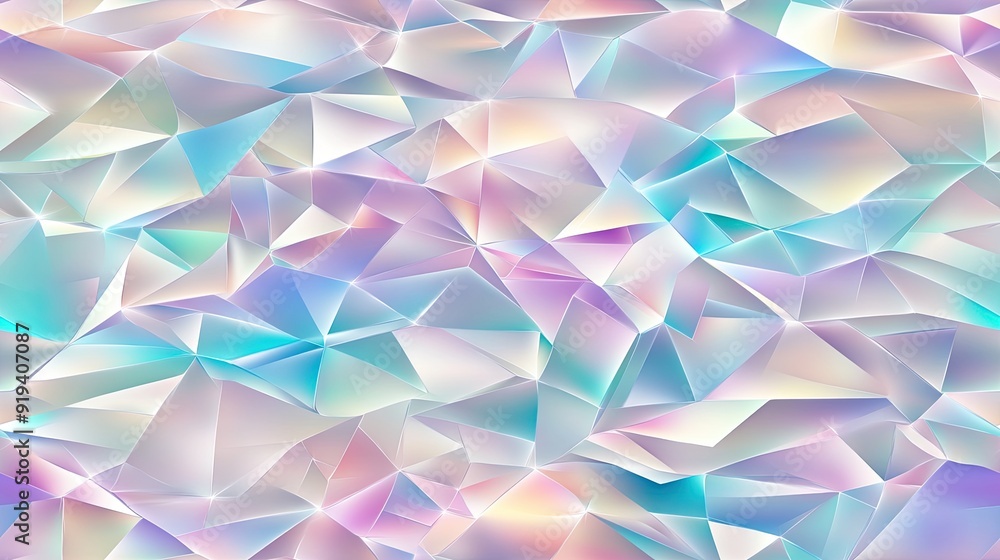 Delicate fragments of iridescent glass create a captivating seamless texture, reflecting light with a spectrum of colors in every tiny piece SEAMLESS PATTERN Delicate fragments of iridescent glass create a captivating seamless texture, reflecting light with a spectrum of colors in every tiny piece SEAMLESS PATTERN
