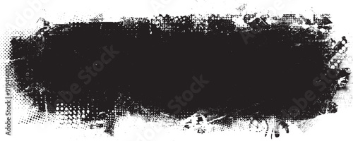 Glitch distorted grange shape . Noise grungy logo . Trendy defect error shapes . Glitched frame .Grunge textured . Distressed effect .Vector shapes