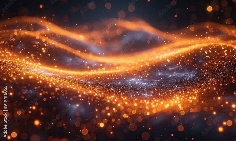 Fototapeta premium glittery yellow,orange concentration line background.