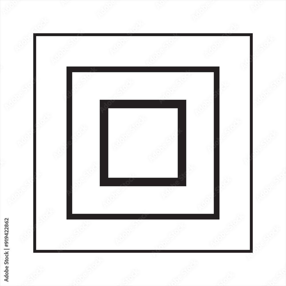 Square gradient frame blended line effect. Decoration for technology Square gradient frame blended line effect. Decoration for technology