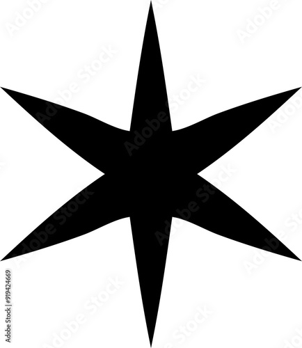 Star shapes collection. Graphic elements