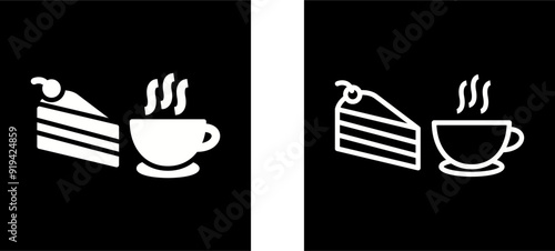 Coffee Served Vector Icon