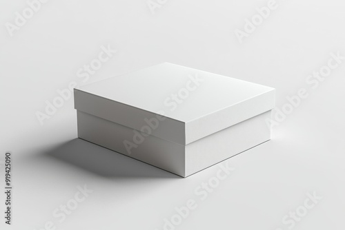 Paper Box Mockup A4 on isolated background created with Generative AI