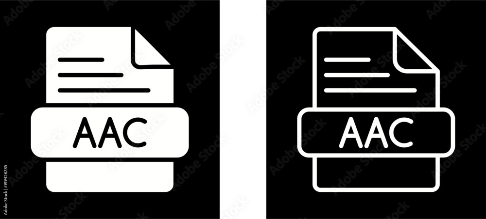 AAC Vector Icon AAC Vector Icon