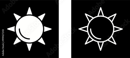 Sun Vector Icon