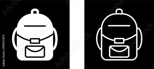 Backpack Vector Icon