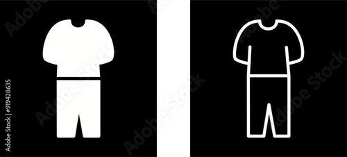 Pyjamas Suit Vector Icon
