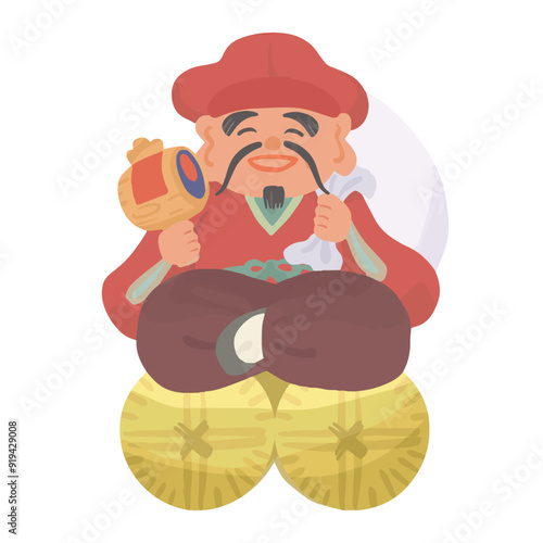 大黒様の手書きイラスト