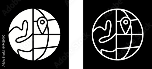 Location on Earth Vector Icon