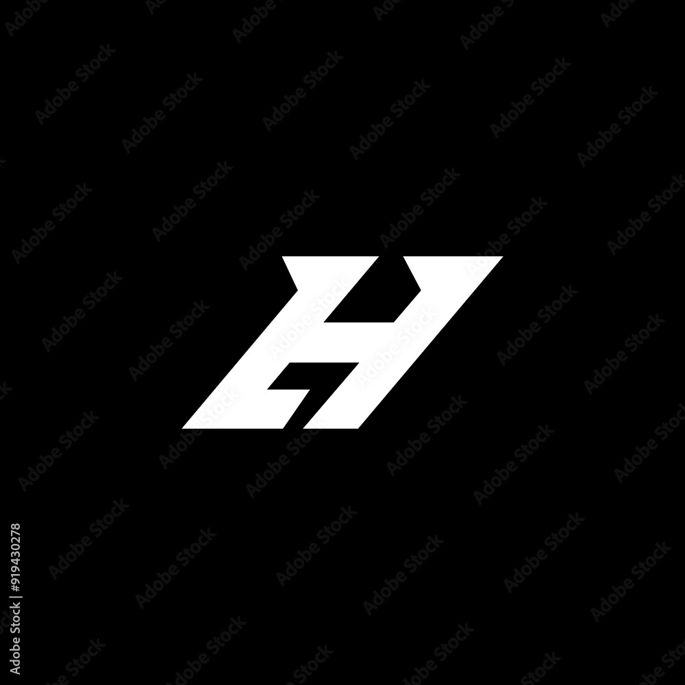 simple H letter logo design simple H letter logo design