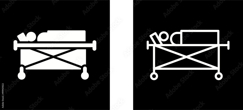 Stretcher Vector Icon Stretcher Vector Icon