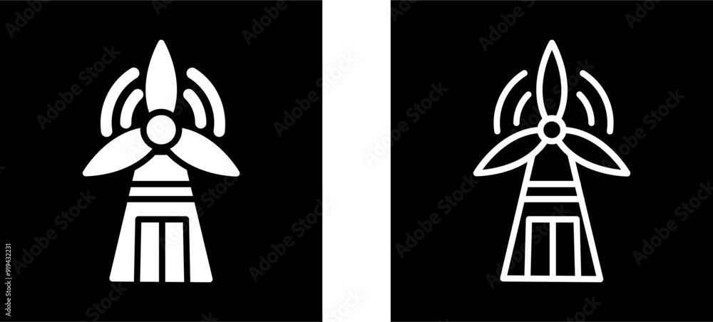 Turbine Vector Icon Turbine Vector Icon