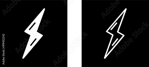 Lightning Vector Icon