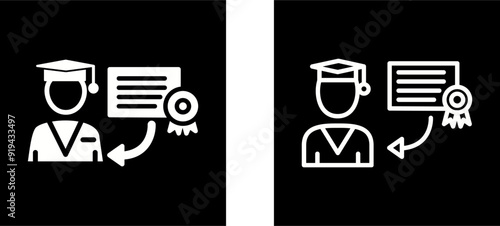 Receiving Degree Vector Icon