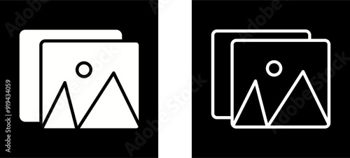Pictures Vector Icon