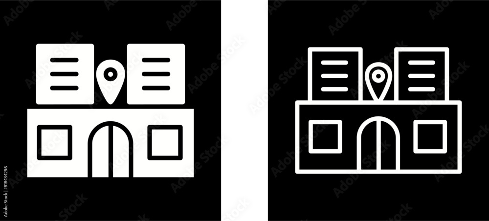 Find Hotel Vector Icon Find Hotel Vector Icon