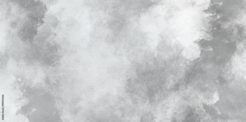 Abstract white and gray isolated cloud cumulus clouds. Gray aquarelle painted realistic fog or mist smoky textured canvas design. White and ash messy wall stucco texture background. Abstract white and gray isolated cloud cumulus clouds. Gray aquarelle painted realistic fog or mist smoky textured canvas design. White and ash messy wall stucco texture background.