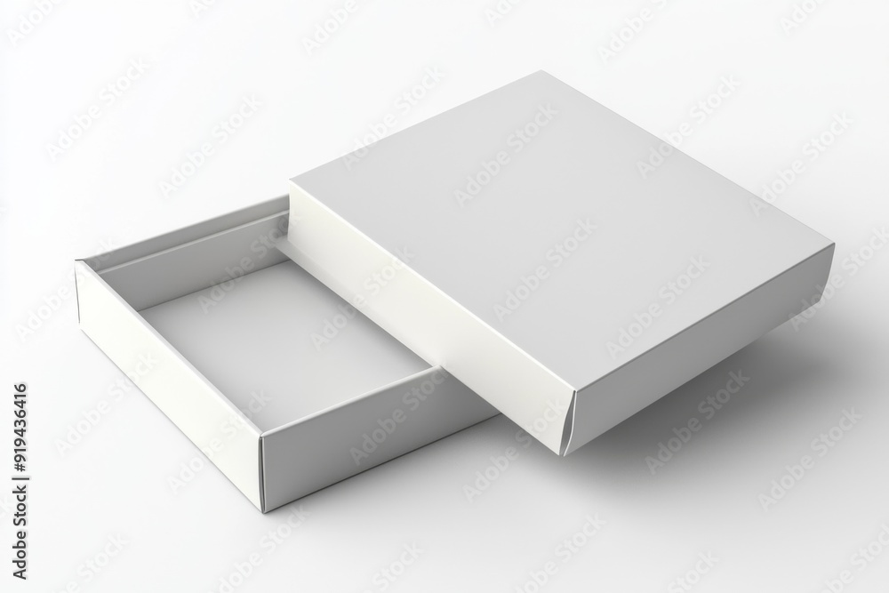 Paper Box Mockup A4 on isolated background created with Generative AI Paper Box Mockup A4 on isolated background created with Generative AI
