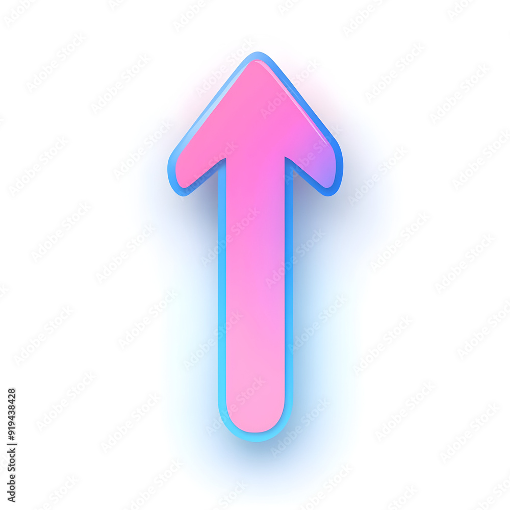 A vibrant, stylized pink arrow pointing upwards, perfect for conveying direction or motivation in digital designs. A vibrant, stylized pink arrow pointing upwards, perfect for conveying direction or motivation in digital designs.