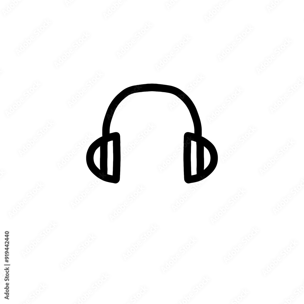 headphones isolated on white background headphones isolated on white background