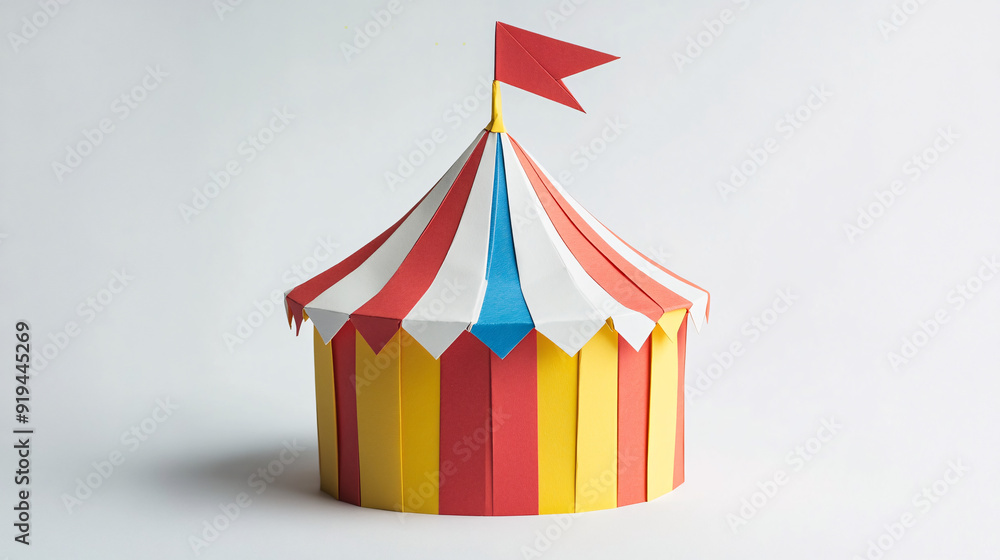 circus made of paper circus made of paper
