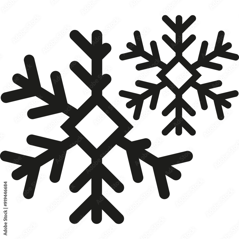Snow, Snowflake, Christmas, New Year. Vector Icon Snow, Snowflake, Christmas, New Year. Vector Icon