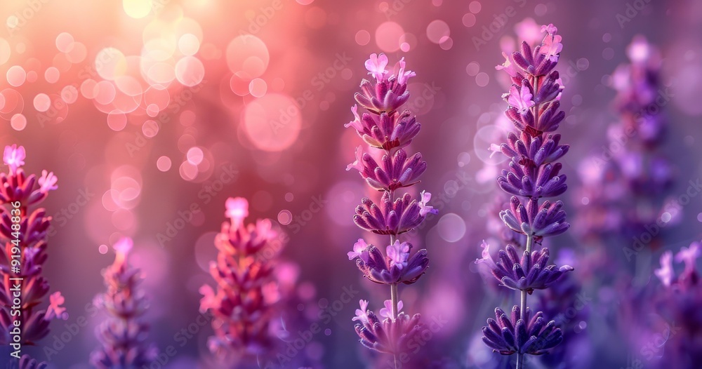 Obraz premium Purple Lavender Field