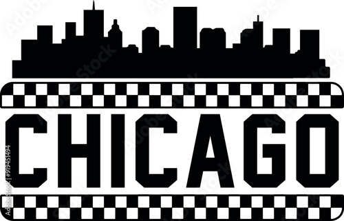 Chicago Skyline Vector